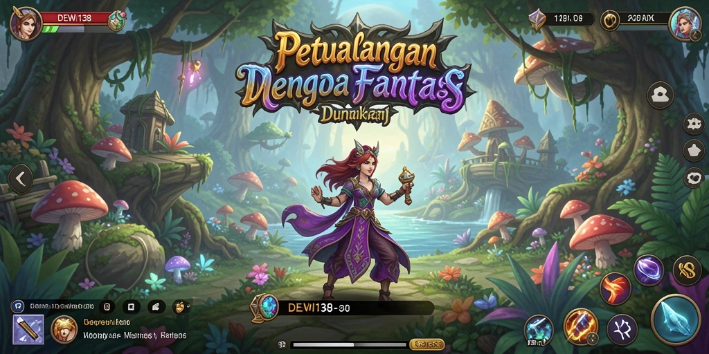 Tangkapan layar utama menampilkan aksi mendebarkan dalam DEWI138.