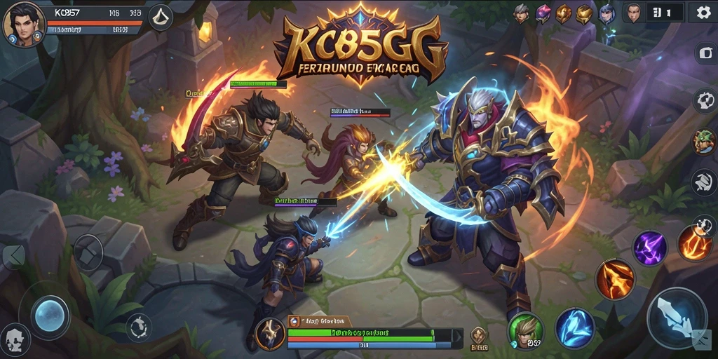 Gameplay seru dengan pertarungan ARPG epik di KO857.