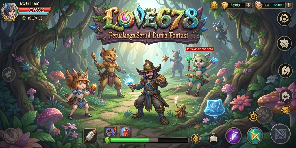 Tampak gameplay seru dalam dunia petualangan yang menakjubkan.