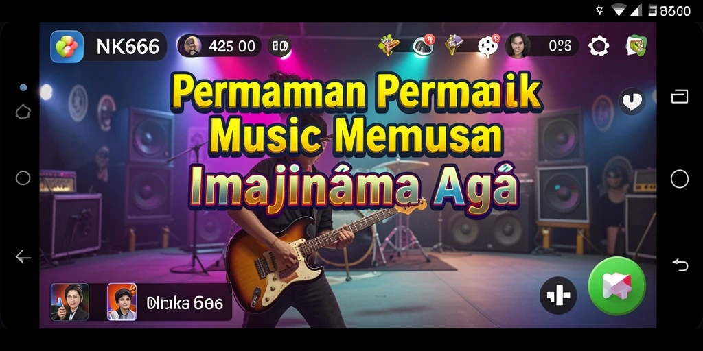 Gameplay NK666 menunjukkan interaksi musik yang seru dan kreatif.